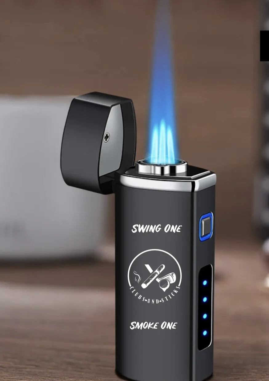 Clubs and Sticks 3 Jet Butane Electric Lighter