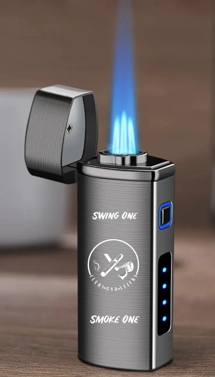 Clubs and Sticks 3 Jet Butane Electric Lighter