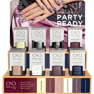 CND Shellac Party Ready Collection 12 Piece Pop Display