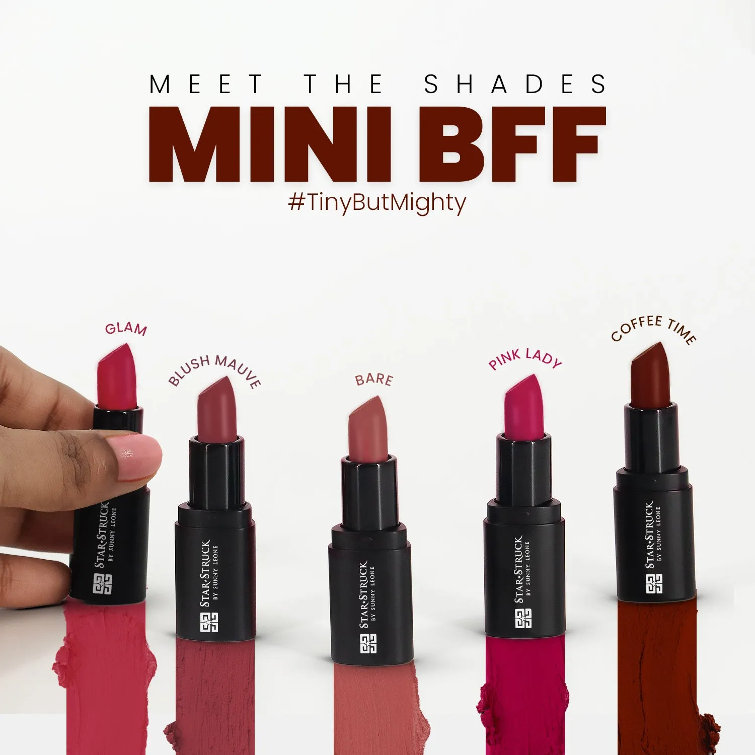 Coffee Time - Mini BFF Lipstick, Brown | 1.6gms