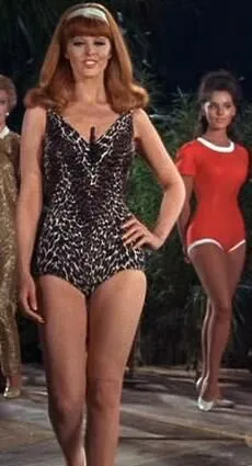 COLE Of CALIFORNIA 60s Leopard Bathing Suit • Small