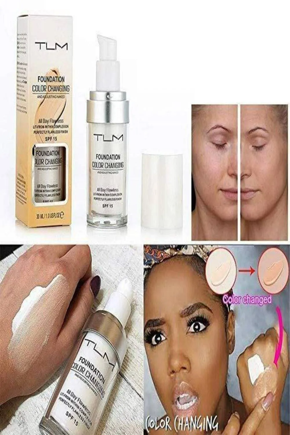 Color Changing Foundation - ONE SHADE FITS ALL