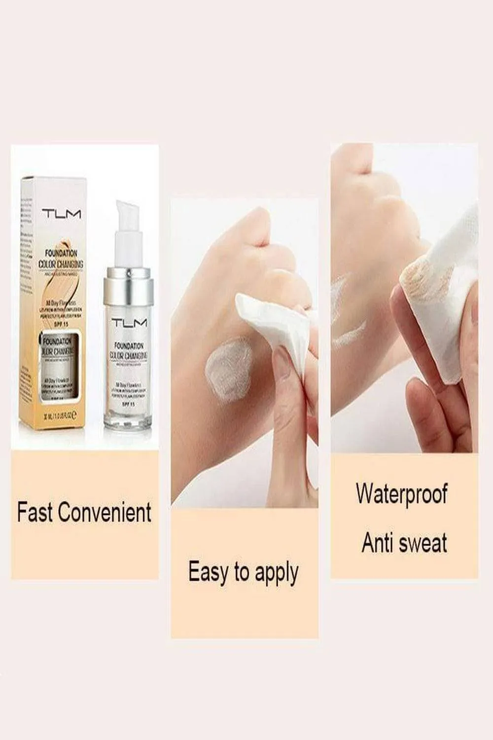 Color Changing Foundation - ONE SHADE FITS ALL