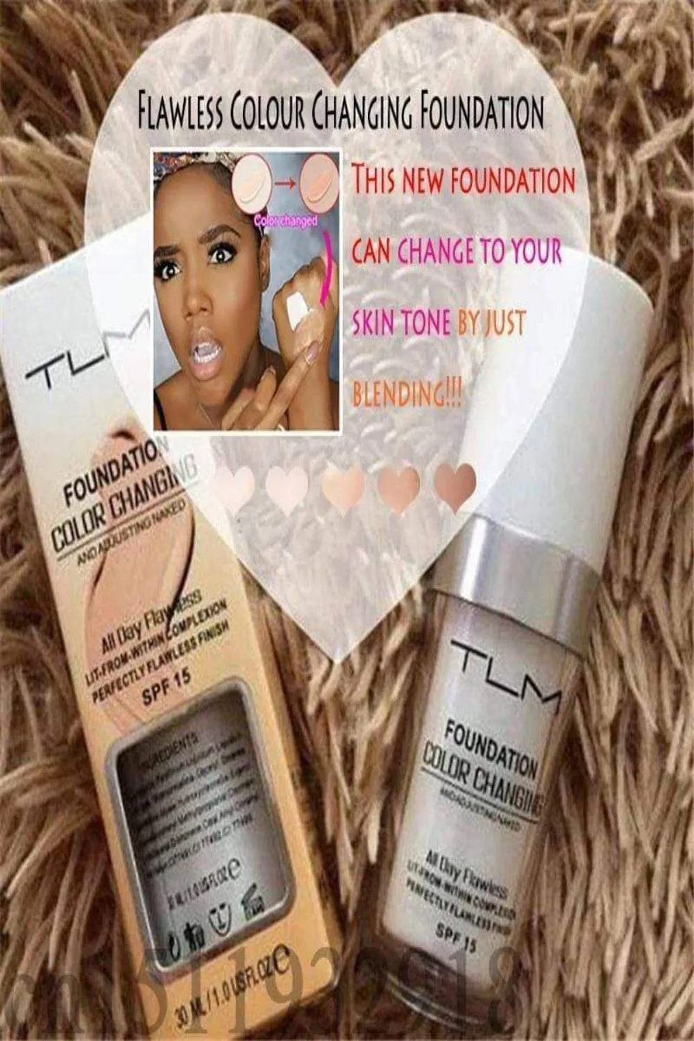 Color Changing Foundation - ONE SHADE FITS ALL