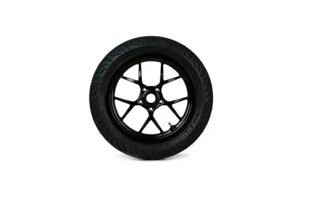 Complete Wheel Set (front rear incl. mounting kit) BGM PRO SPORT 13-inch Gloss Black | MICHELIN City Grip 2 120 130/70-13 | Vespa GTS, GTS Super, GTV, Sei Giorni, GT 60, GT, GT L 125-300cc