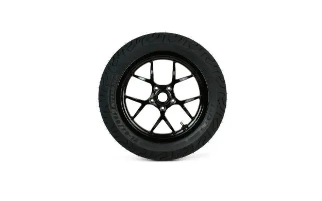 Complete Wheel Set (front rear incl. mounting kit) BGM PRO SPORT 13-inch Gloss Black | MICHELIN City Grip 2 120 130/70-13 | Vespa GTS, GTS Super, GTV, Sei Giorni, GT 60, GT, GT L 125-300cc