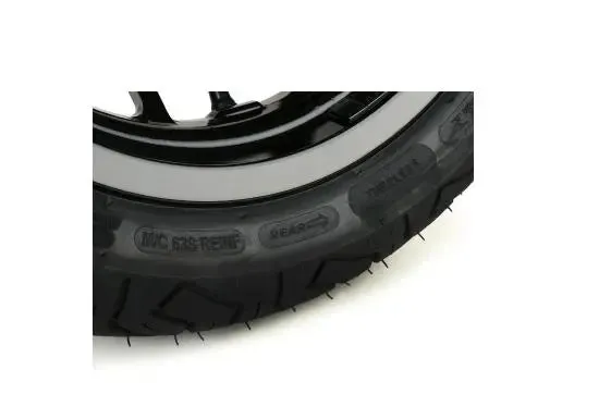 Complete Wheel Set (front rear incl. mounting kit) BGM PRO SPORT 13-inch Gloss Black | MICHELIN City Grip 2 120 130/70-13 | Vespa GTS, GTS Super, GTV, Sei Giorni, GT 60, GT, GT L 125-300cc