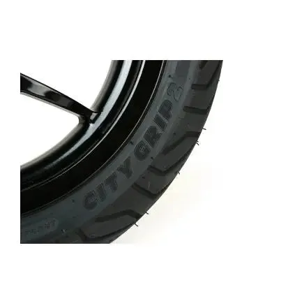 Complete Wheel Set (front rear incl. mounting kit) BGM PRO SPORT 13-inch Gloss Black | MICHELIN City Grip 2 120 130/70-13 | Vespa GTS, GTS Super, GTV, Sei Giorni, GT 60, GT, GT L 125-300cc