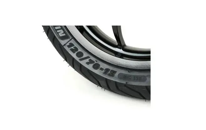 Complete Wheel Set (front rear incl. mounting kit) BGM PRO SPORT 13-inch Gloss Black | MICHELIN City Grip 2 120 130/70-13 | Vespa GTS, GTS Super, GTV, Sei Giorni, GT 60, GT, GT L 125-300cc
