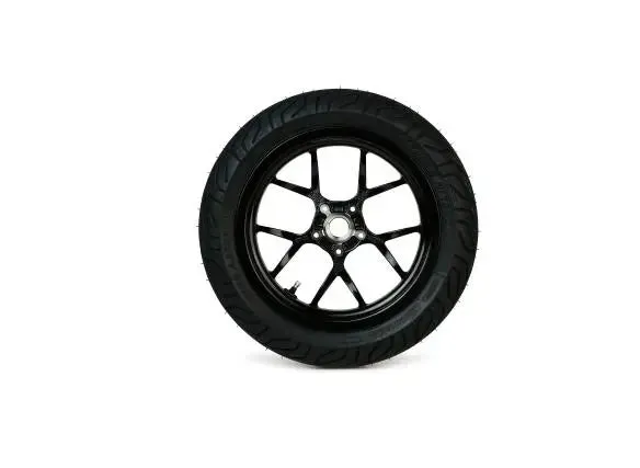 Complete Wheel Set (front rear incl. mounting kit) BGM PRO SPORT 13-inch Gloss Black | MICHELIN City Grip 2 120 130/70-13 | Vespa GTS, GTS Super, GTV, Sei Giorni, GT 60, GT, GT L 125-300cc