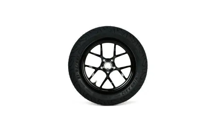 Complete Wheel Set (front rear incl. mounting kit) BGM PRO SPORT 13-inch Gloss Black | MICHELIN City Grip 2 120 130/70-13 | Vespa GTS, GTS Super, GTV, Sei Giorni, GT 60, GT, GT L 125-300cc