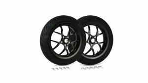 Complete Wheel Set (front rear incl. mounting kit) BGM PRO SPORT 13-inch Matt Black | MICHELIN City Grip 2 130 140/60-13 | Vespa GTS, GTS Super, GTV, Sei Giorni, GT 60, GT, GT L 125-300cc
