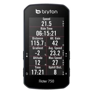 Compteur vélo GPS RIDER 750E (SANS CAPTEUR) - BRYTON