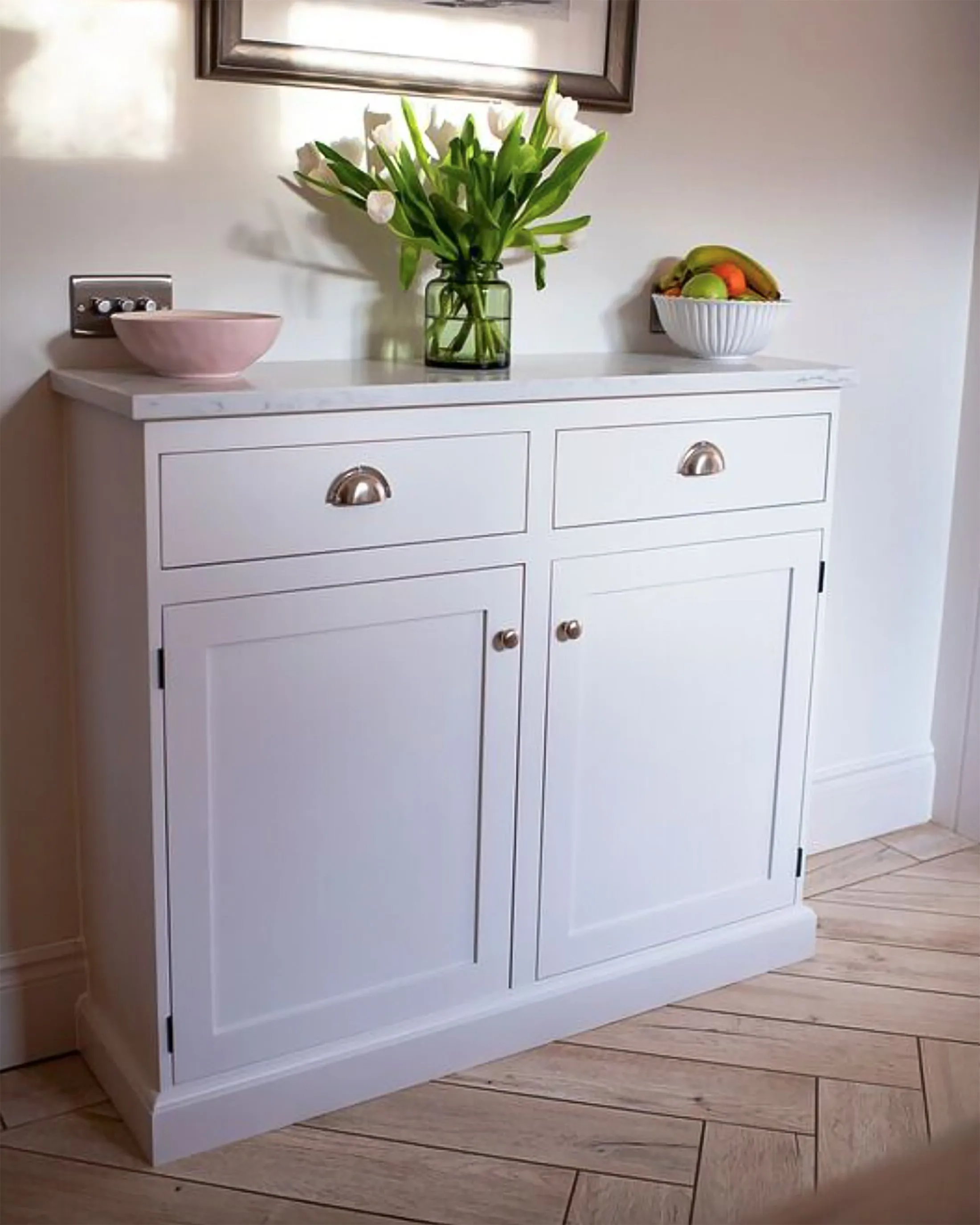 Contemporary Shaker Quartz Sideboard