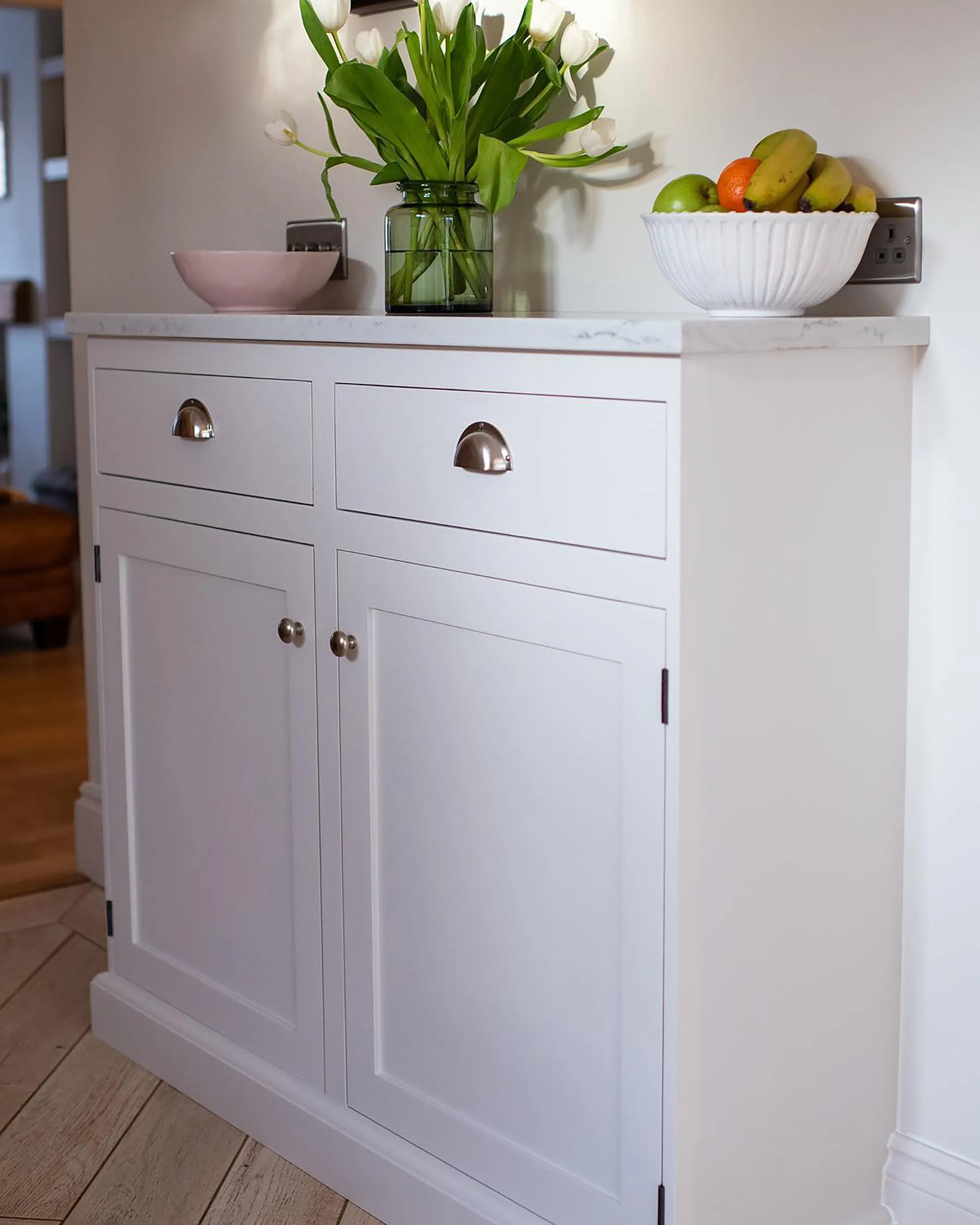 Contemporary Shaker Quartz Sideboard