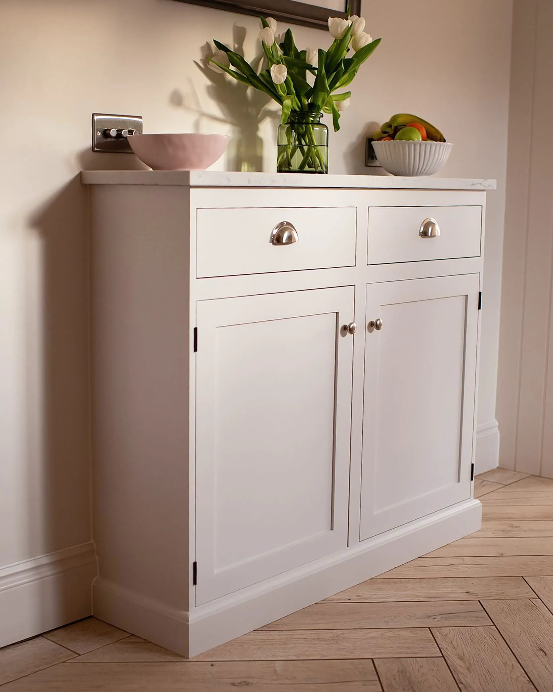 Contemporary Shaker Quartz Sideboard