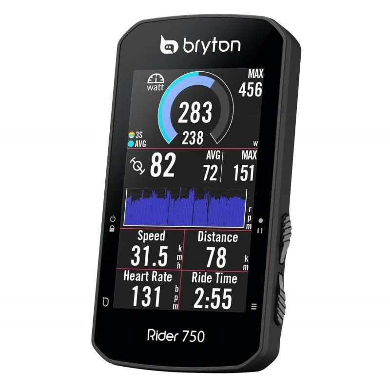 Copie de Compteur vélo GPS RIDER 750T CADENCE/FC/VITESSE - BRYTON