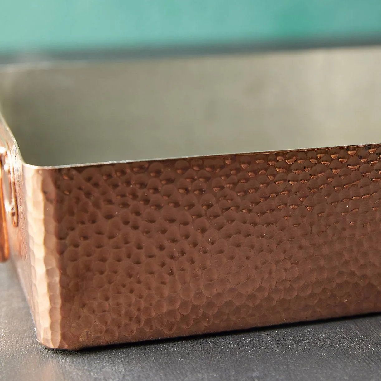 Copper Roasting Pan 13.7" x 9.8"
