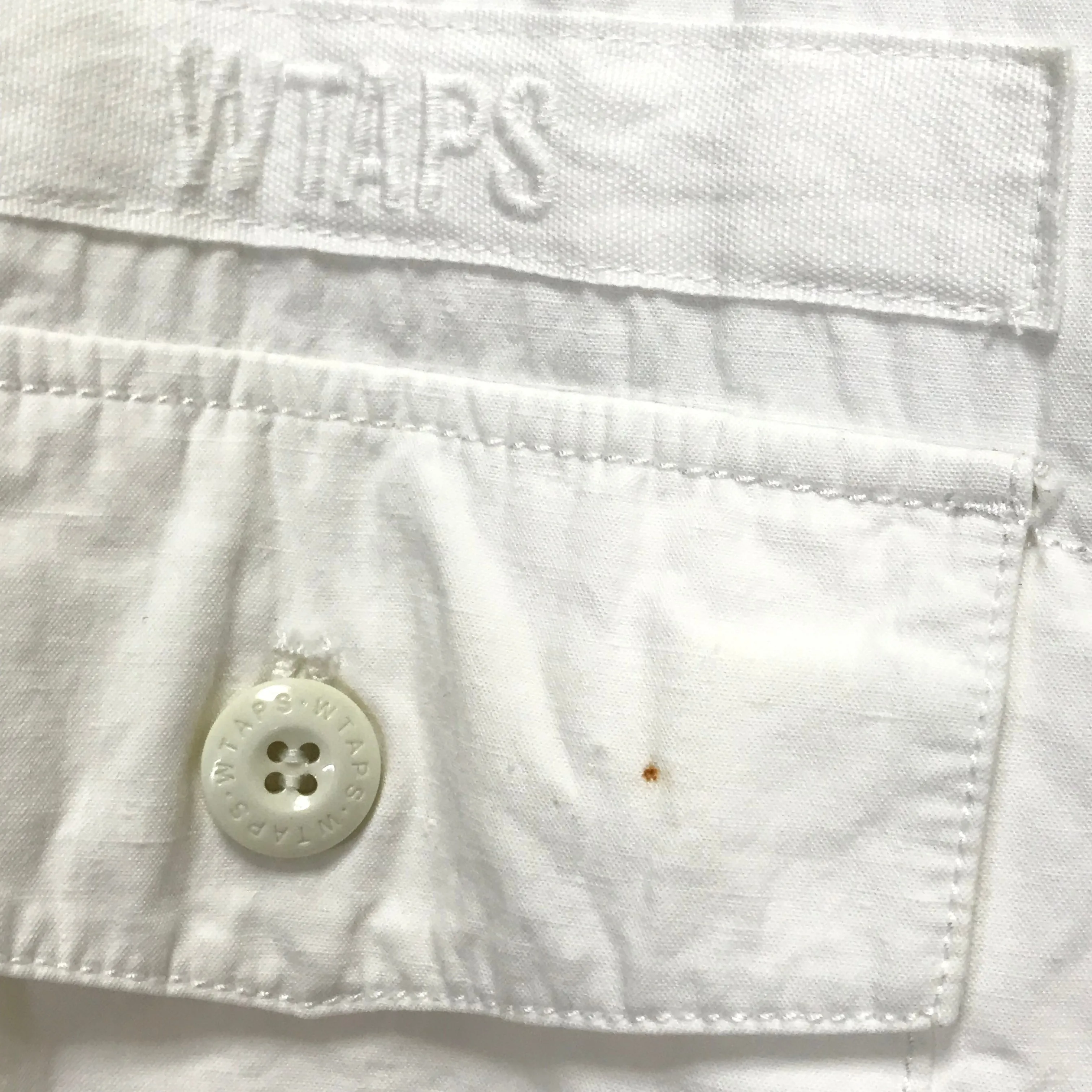 Copy of [L] WTAPS 12SS BUDS L/S Shirt White