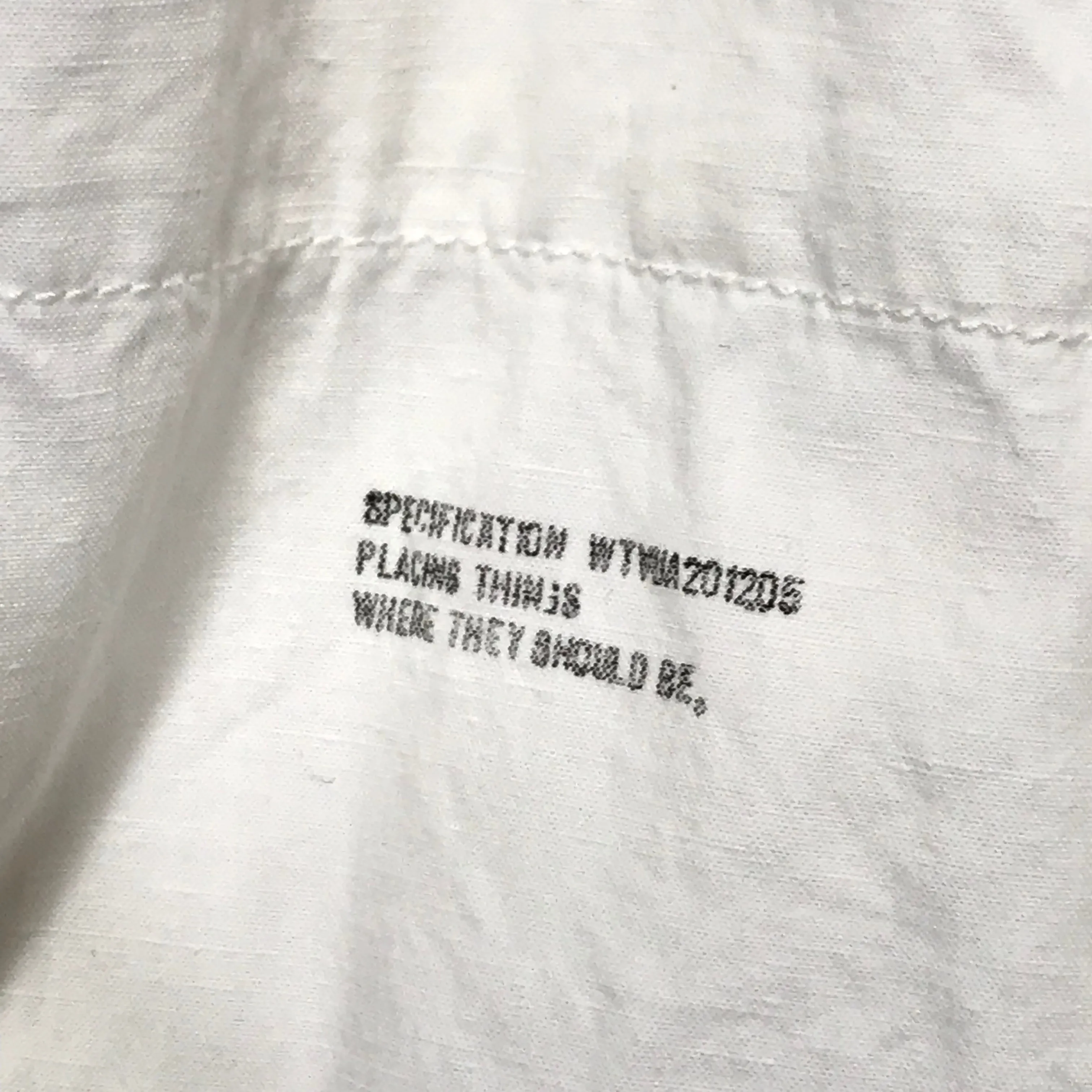 Copy of [L] WTAPS 12SS BUDS L/S Shirt White