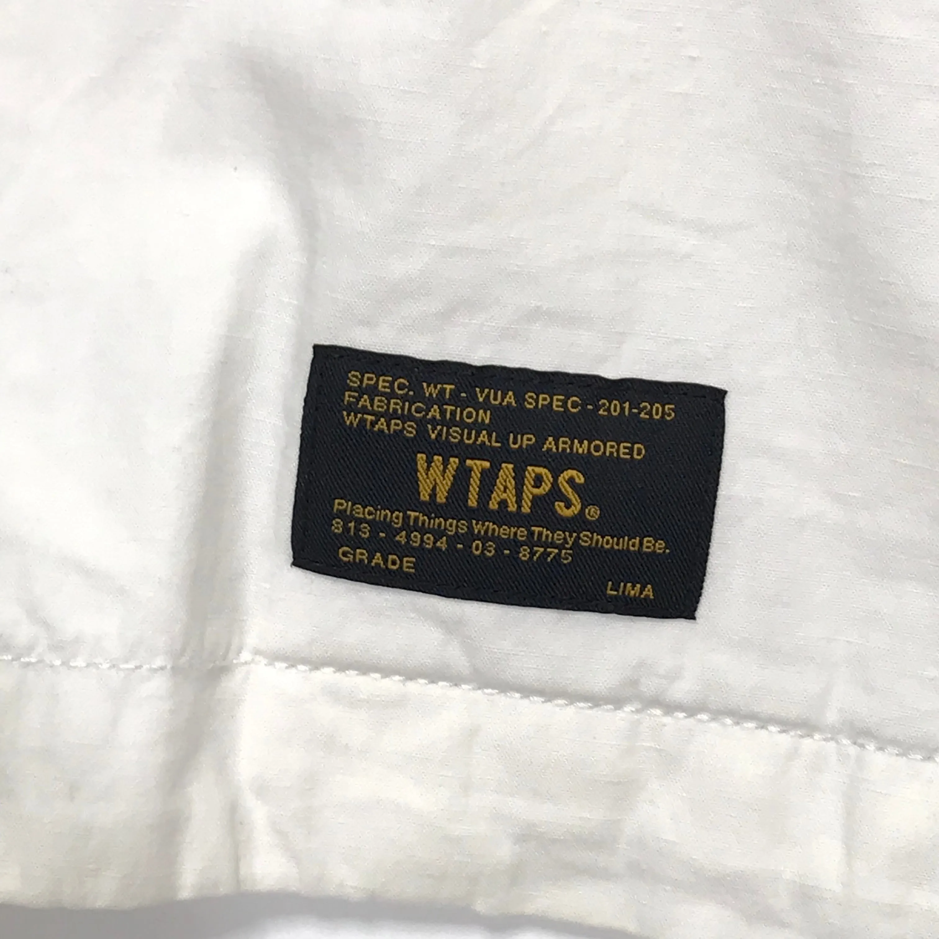 Copy of [L] WTAPS 12SS BUDS L/S Shirt White
