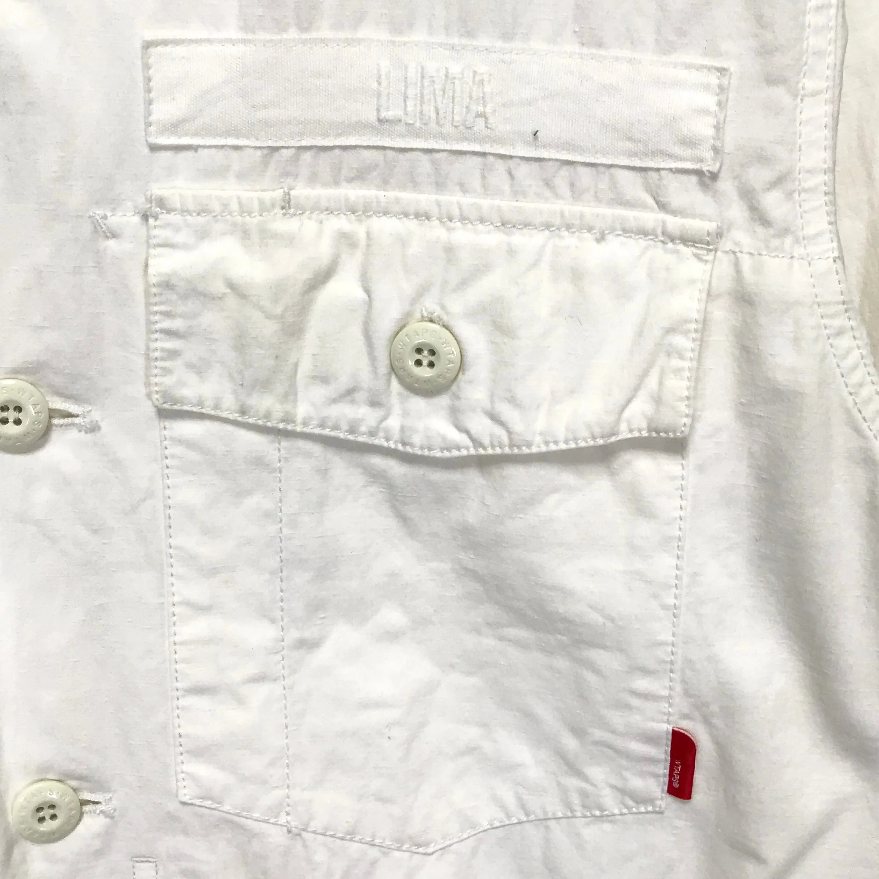 Copy of [L] WTAPS 12SS BUDS L/S Shirt White