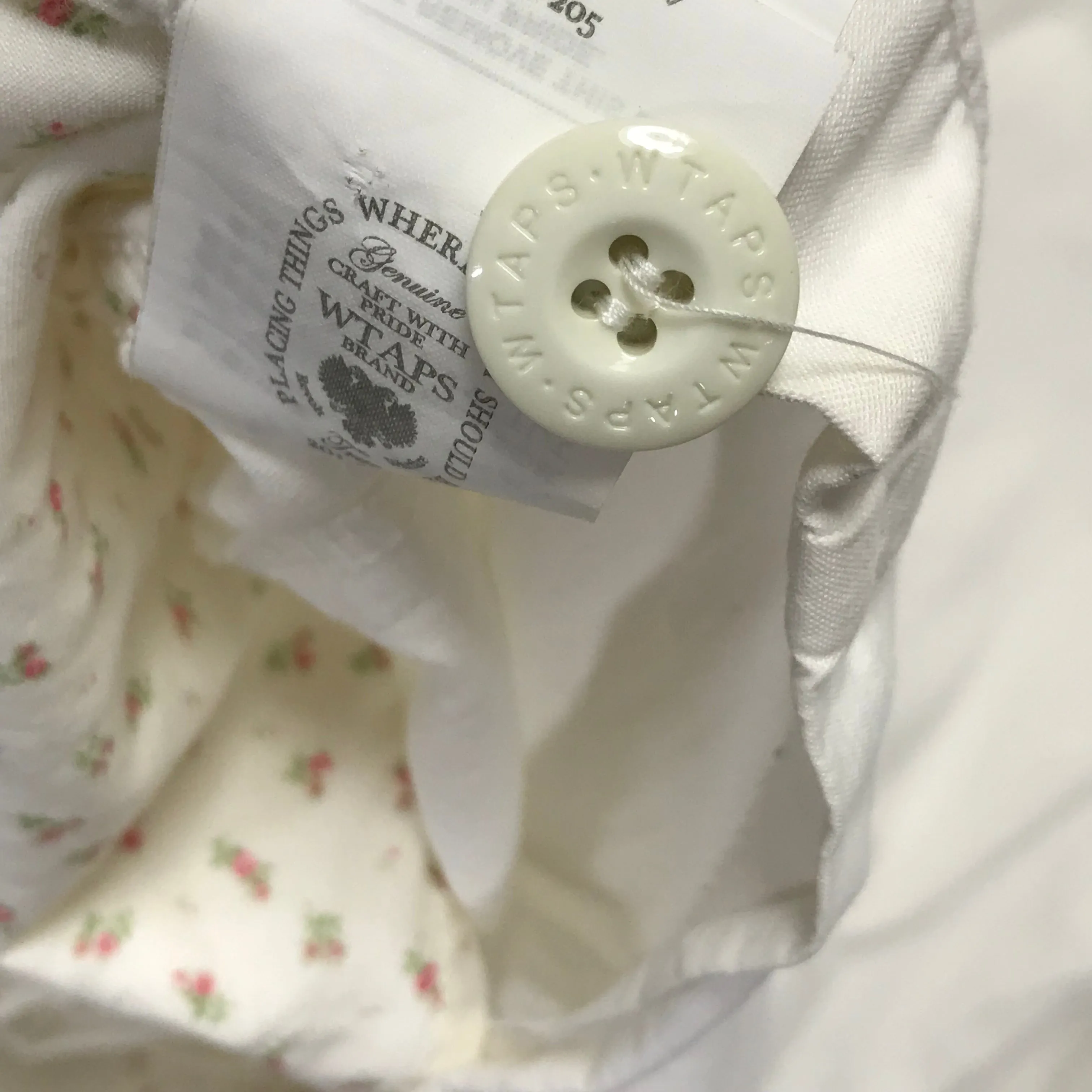 Copy of [L] WTAPS 12SS BUDS L/S Shirt White