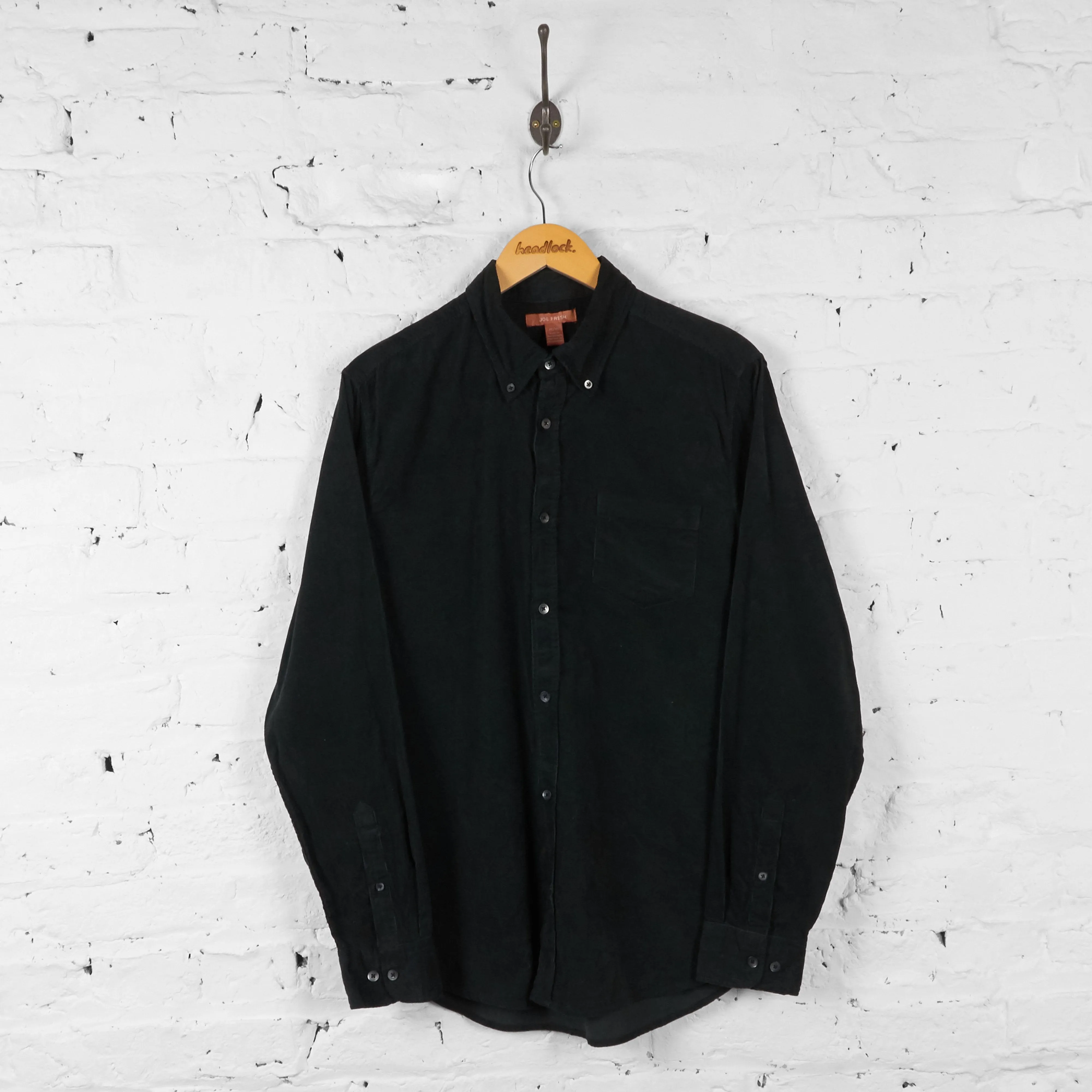 Corduroy Shirt - Black - M