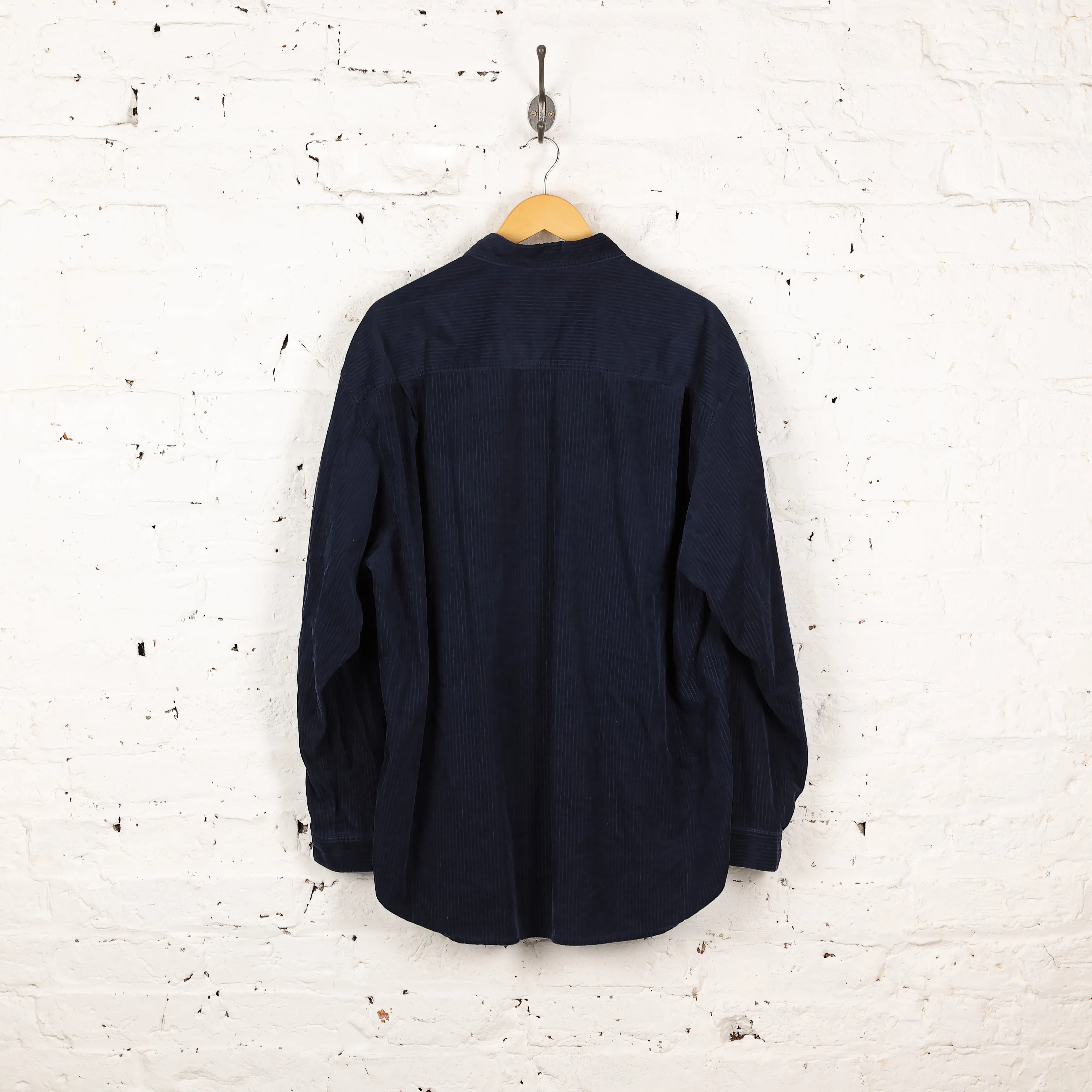 Corduroy Shirt - Blue - XL