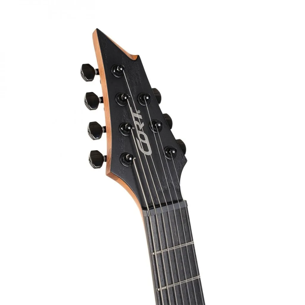 Cort KX707 Evertune 7 String Open Pore Black with Bag