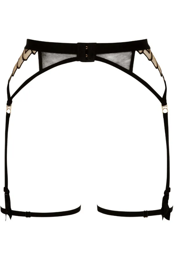 Cosmic Dream Suspender Belt - Black