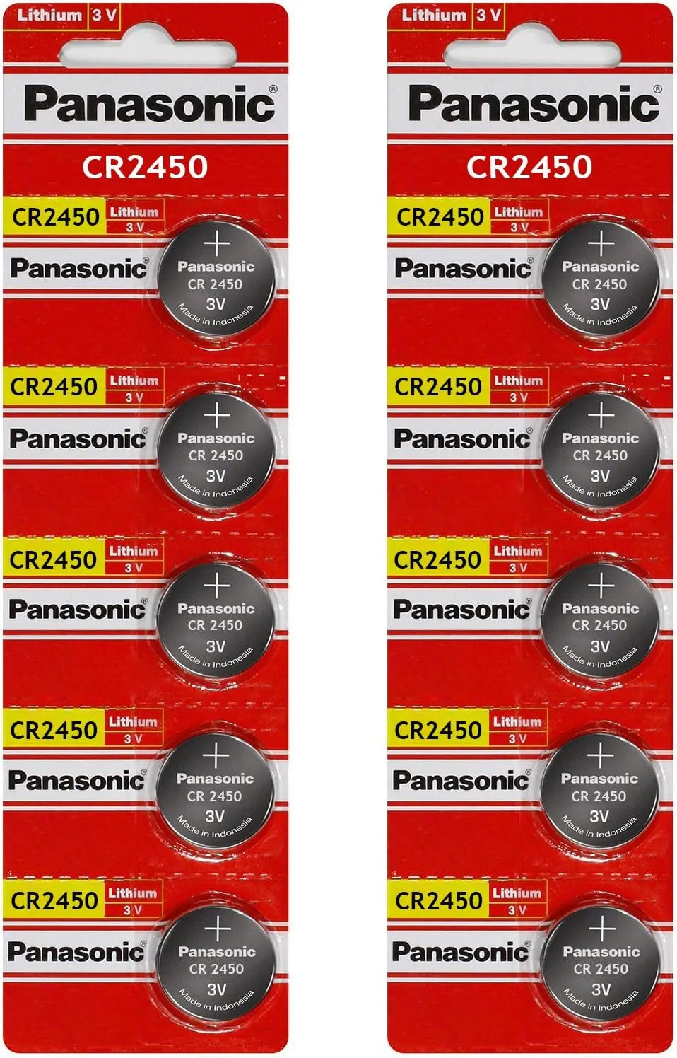 Cr2450 Cr 2450 Lithium 3V Battery [ Pack of 4 ]