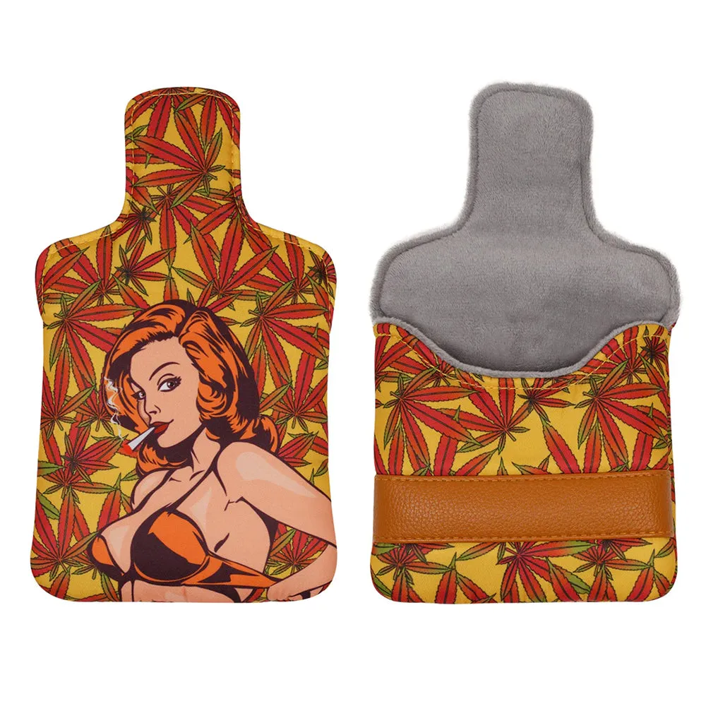 CRAFTSMAN SMOKING GIRL YELLOW HEADCOVER