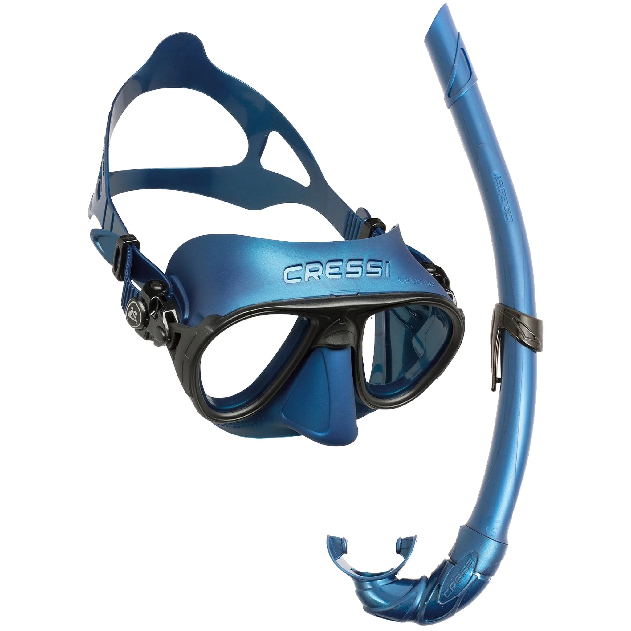 Cressi Calibro Mask & Corsica Snorkel Freediving Set