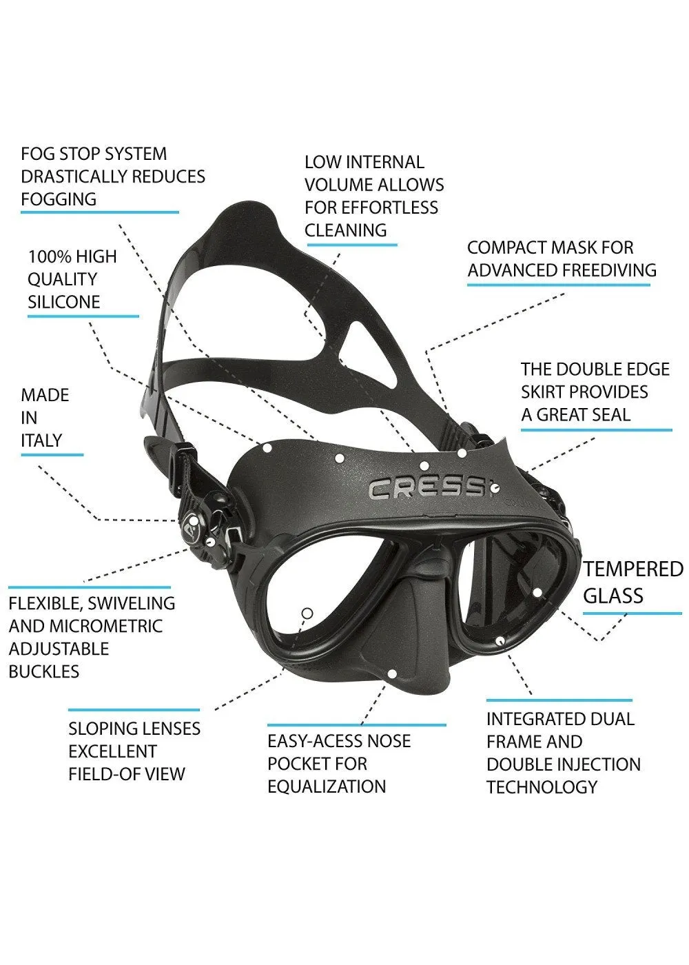 Cressi Calibro Silicone Mask