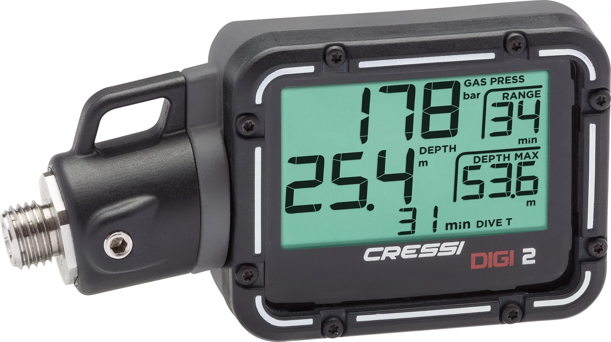 Cressi Digi 2 - digital console (pressure gauge for scuba diving)