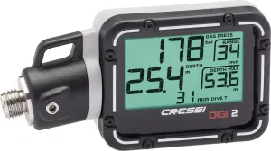 Cressi Digi 2 - digital console (pressure gauge for scuba diving)