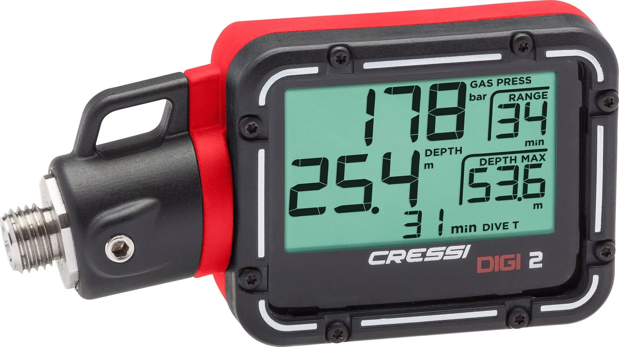 Cressi Digi 2 - digital console (pressure gauge for scuba diving)