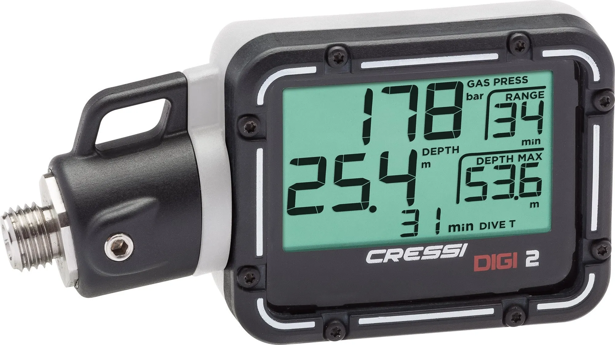 Cressi Digi 2 - digital console (pressure gauge for scuba diving)