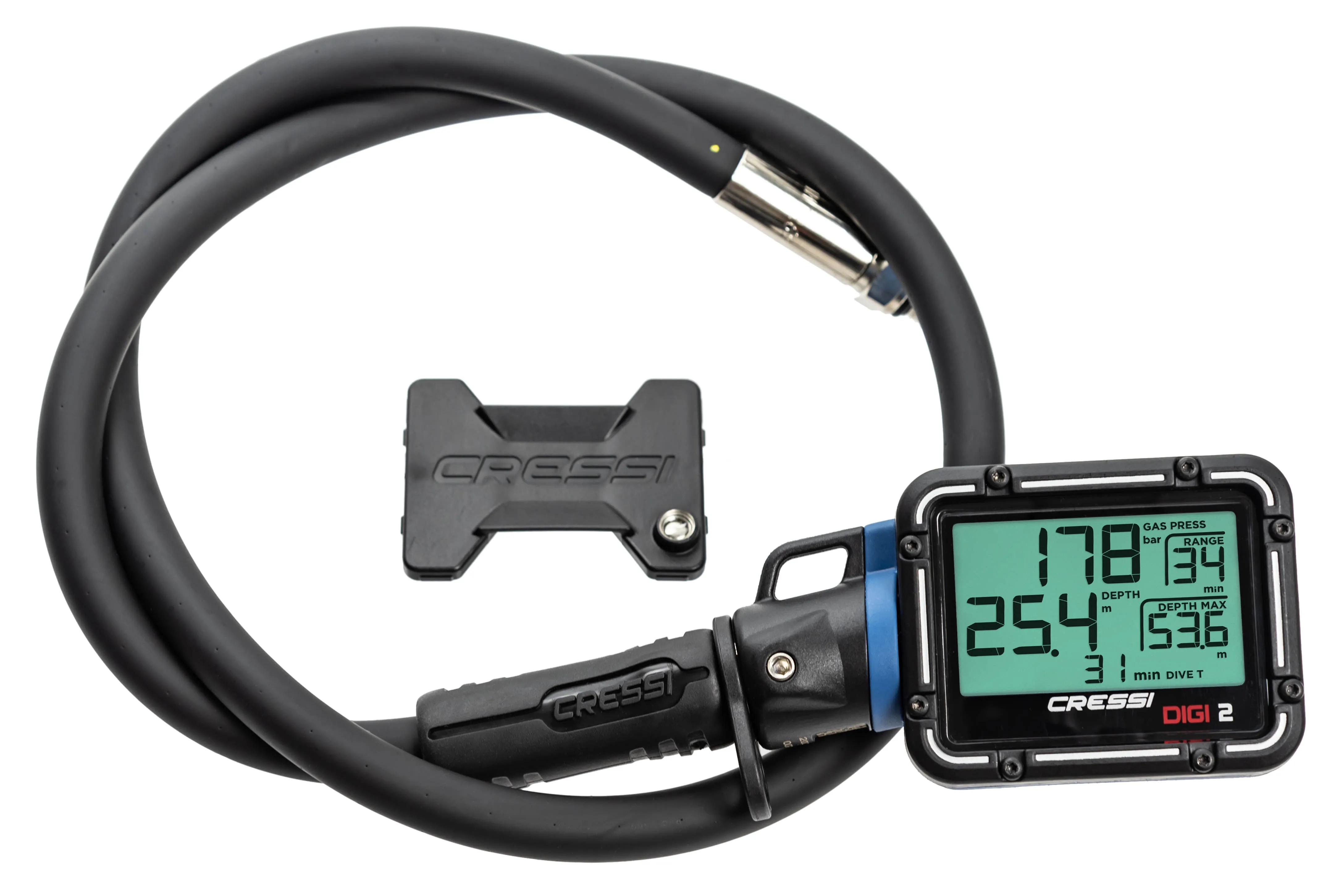 Cressi Digi 2 - digital console (pressure gauge for scuba diving)