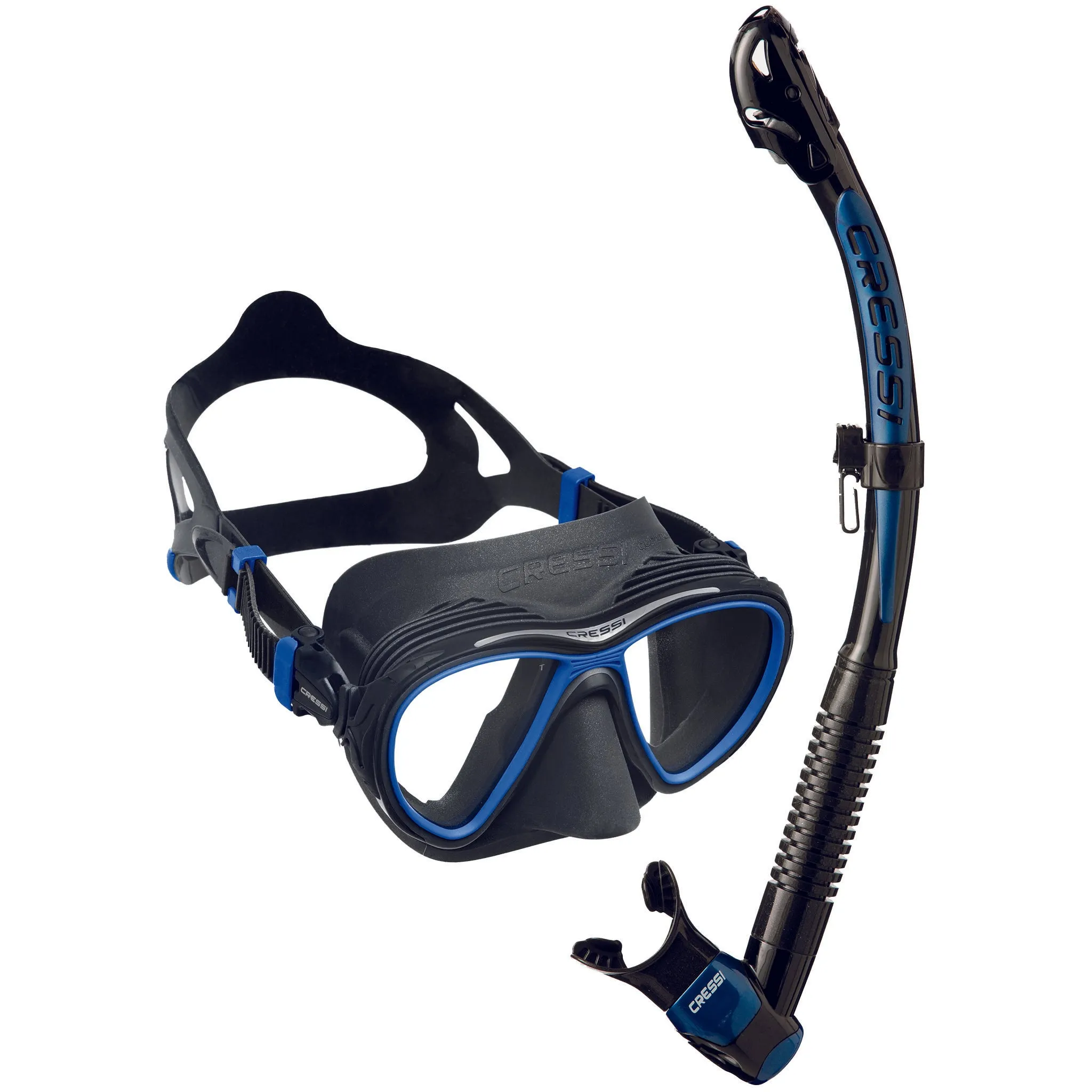 Cressi Quantum Mask & Itaca Ultra Dry Snorkelling Combo