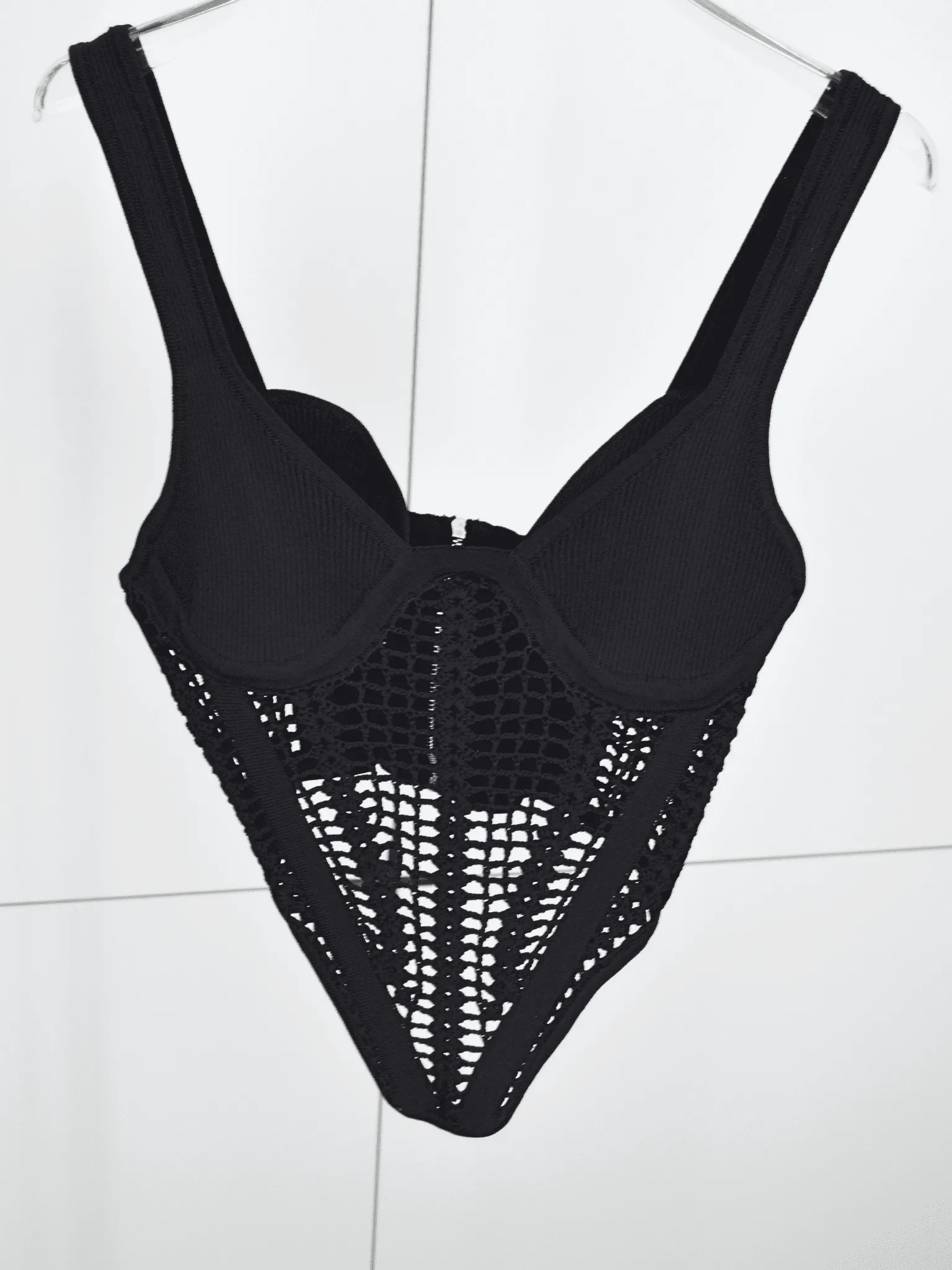Crochet Knitted Corset Top