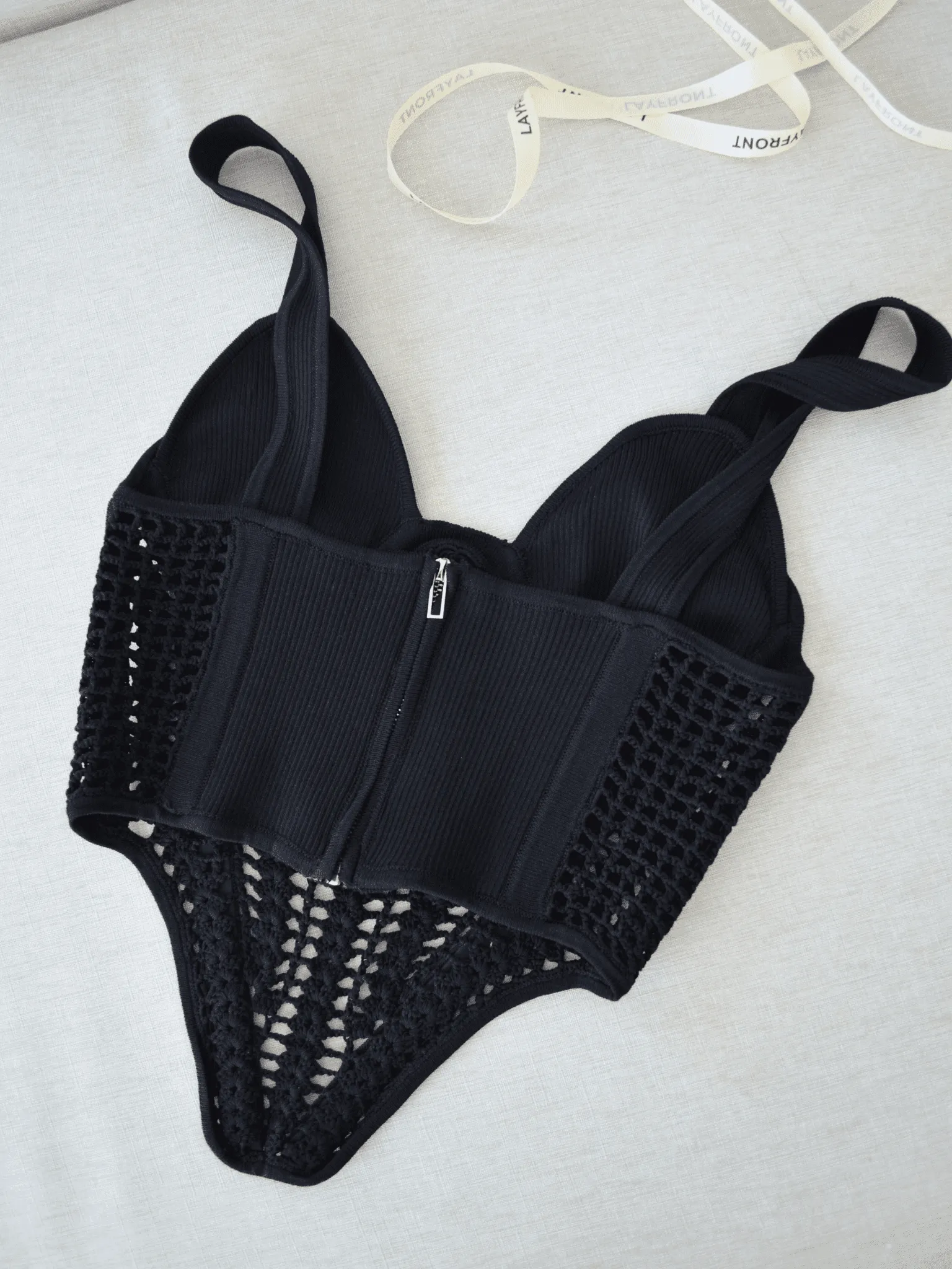 Crochet Knitted Corset Top