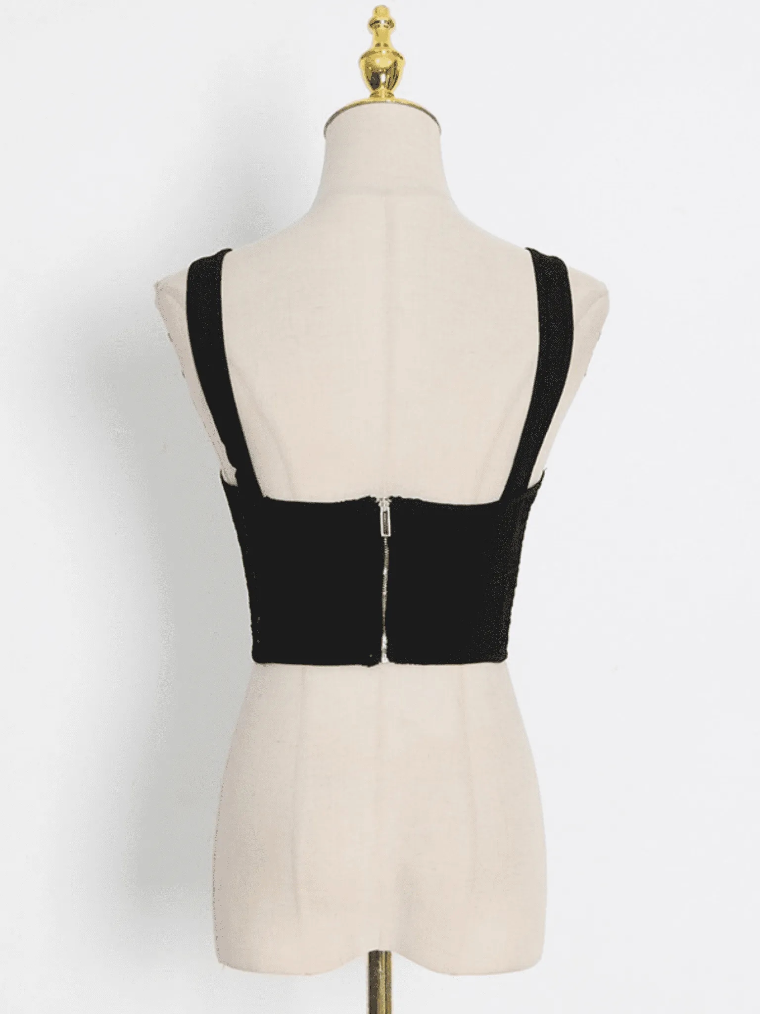 Crochet Knitted Corset Top