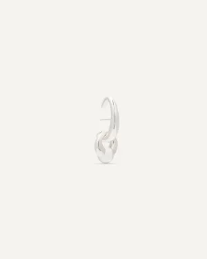 crystal lobe earring