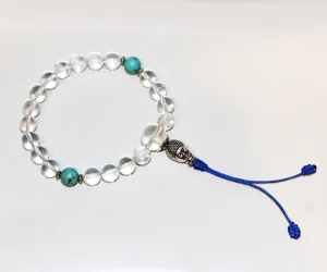 CRYSTAL STONE WRIST MALA