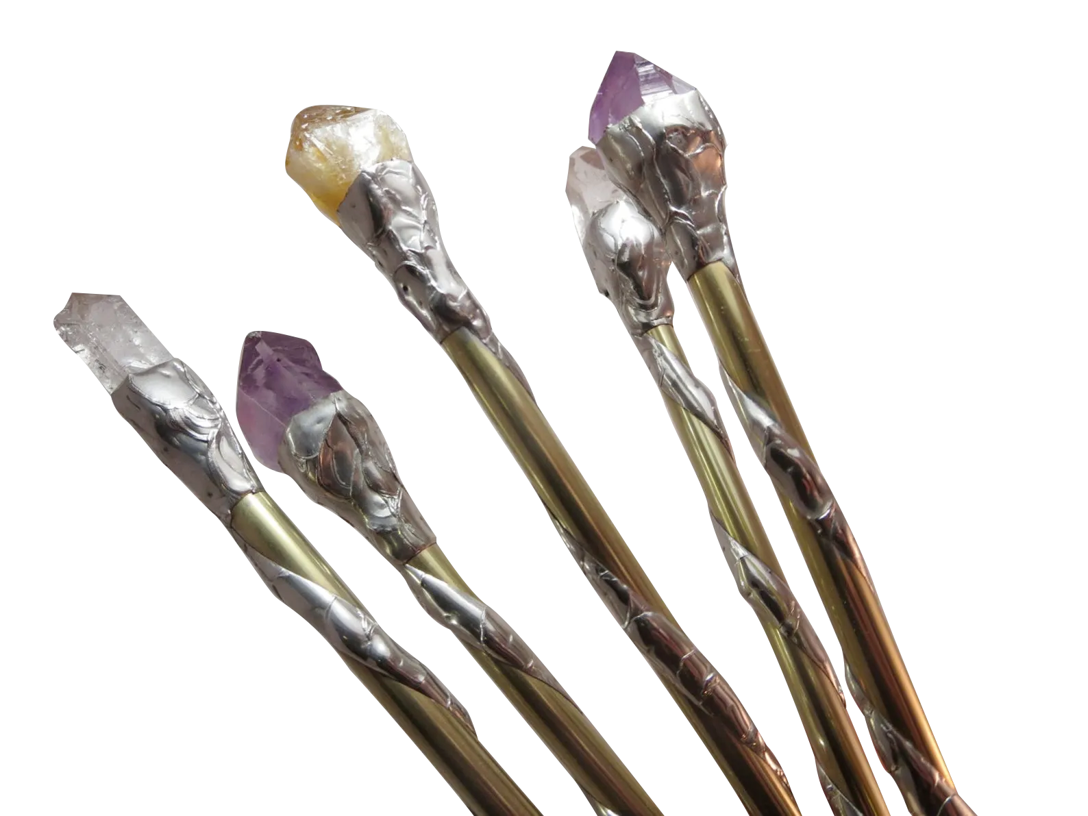 Crystal Wand (Amethyst, Quartz or Citrine Natural Point)
