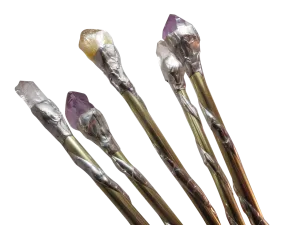 Crystal Wand (Amethyst, Quartz or Citrine Natural Point)