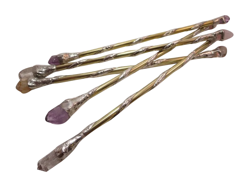 Crystal Wand (Amethyst, Quartz or Citrine Natural Point)