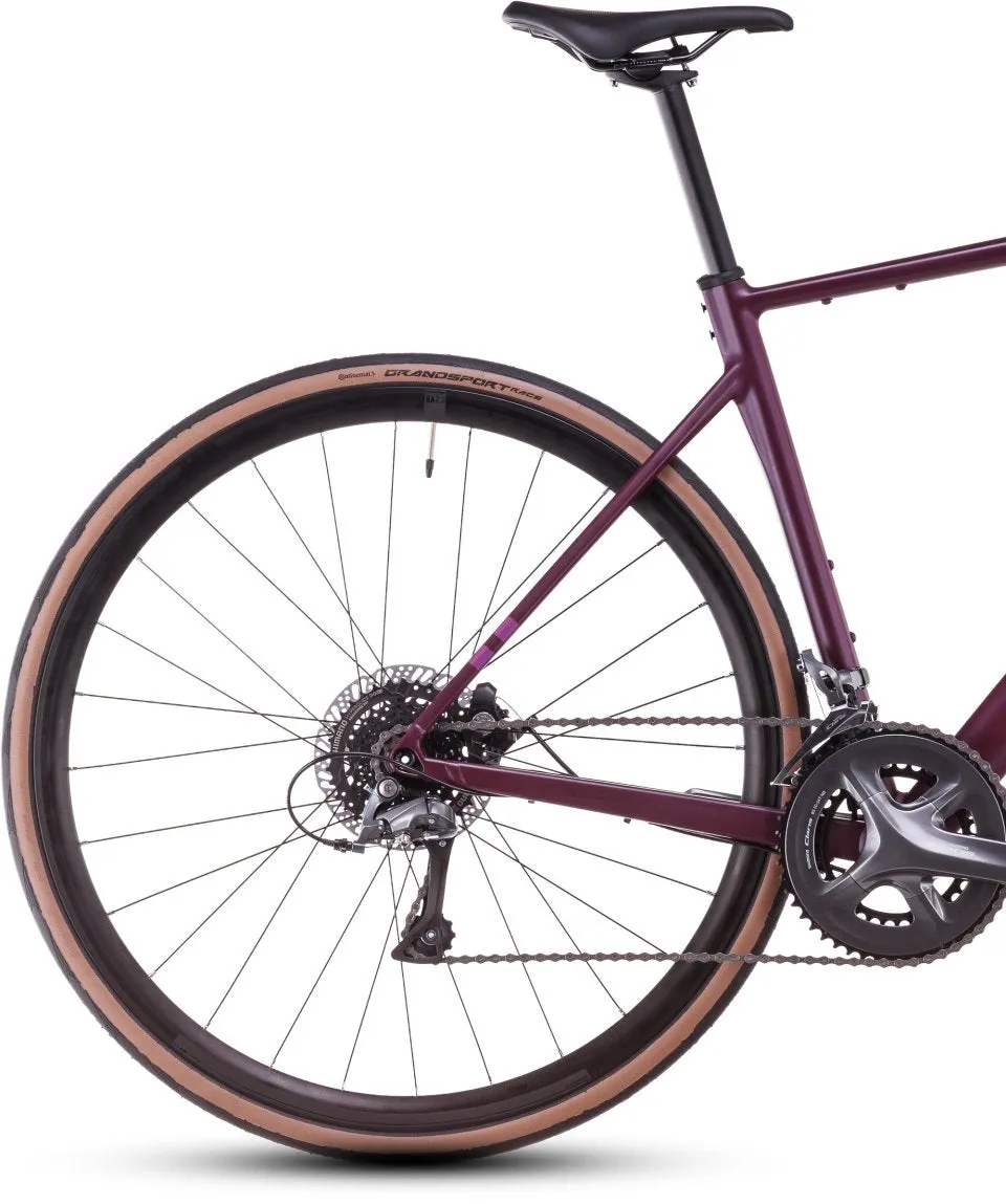 Cube Attain Race Road Bike 2025 - Hyper Purple